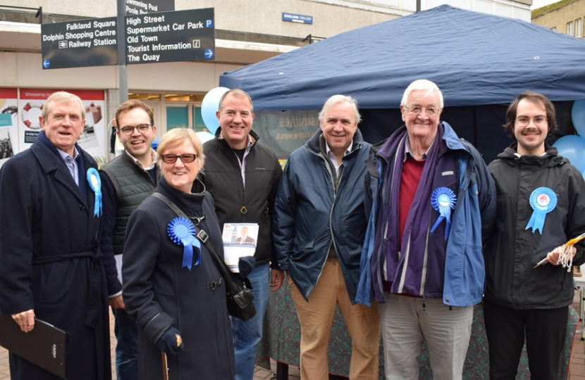 Sir Robert and others in Poole