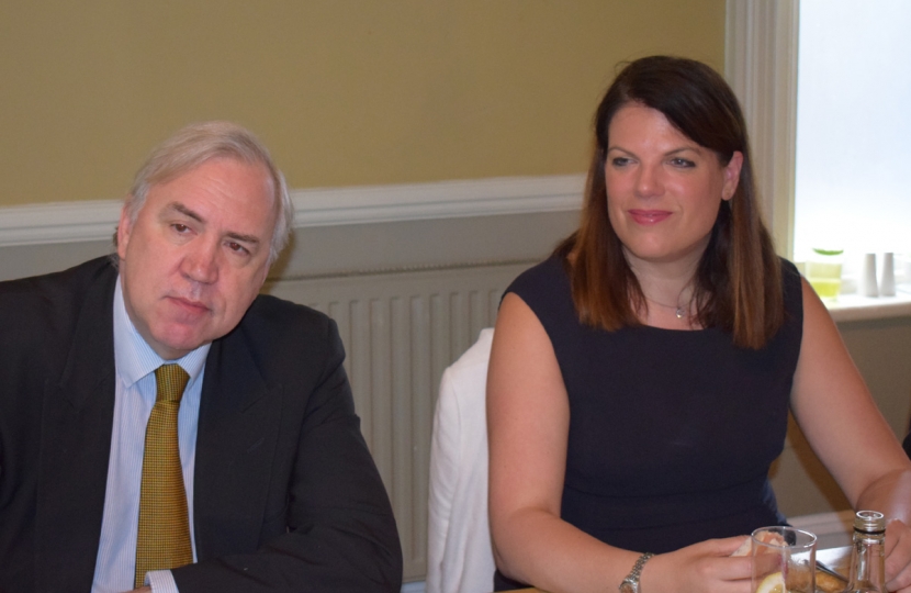 Sir Robert Syms MP, Rt Hon Caroline Nokes MP